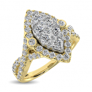 real diamond ring 14k real gold ring engagement ring for women