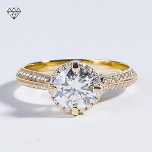 Yellow Gold Promise Rings