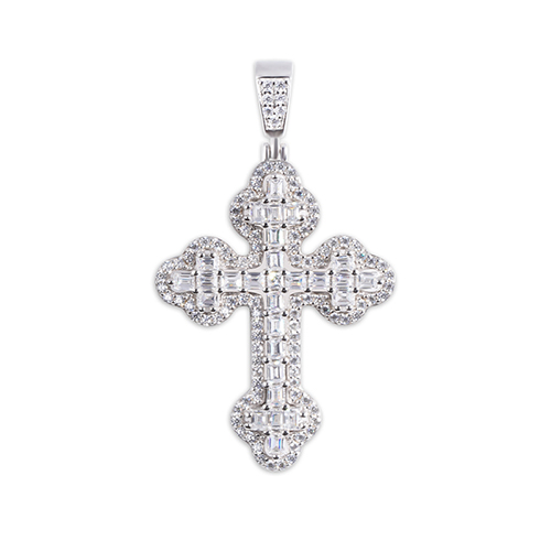 Real silver cross necklace