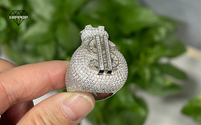 iced out hip hop ring